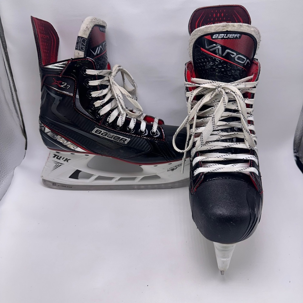 Bauer Vapor X2.7 Senior Ice Hockey Skates Size 7.5 EE Wide Tuuk Lightspeed Edge